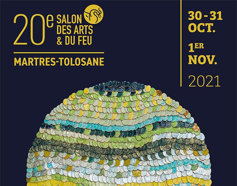 Claude Agier Mollinari et ses céramiques Salon des Arts et du Feu 2021