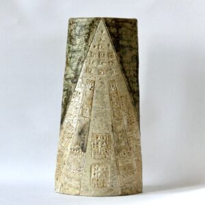 Céramique vase paysage "Cathédrale"