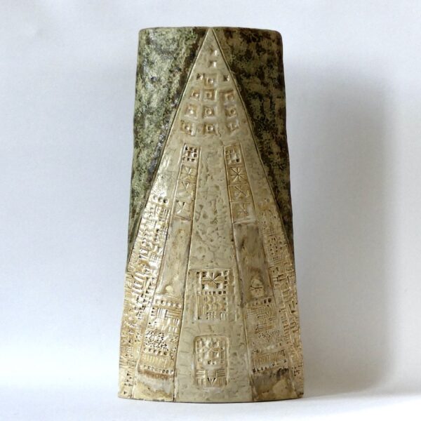 Céramique vase paysage "Cathédrale"