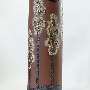 Céramique vase cylindre "Herbes Folles"