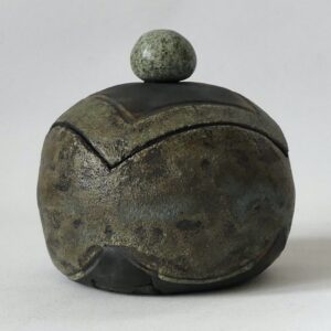 céramique arrondie " D'Or et de Bronze"