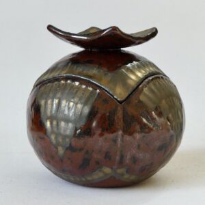 céramique boule "cuivre et bronze"